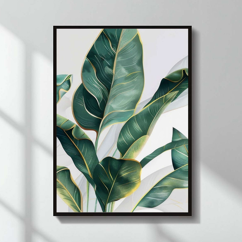 Φωτογραφία προϊόντος: Πίνακας "Botanical Leaves" Megapap ψηφιακής εκτύπωσης 50x70εκ.