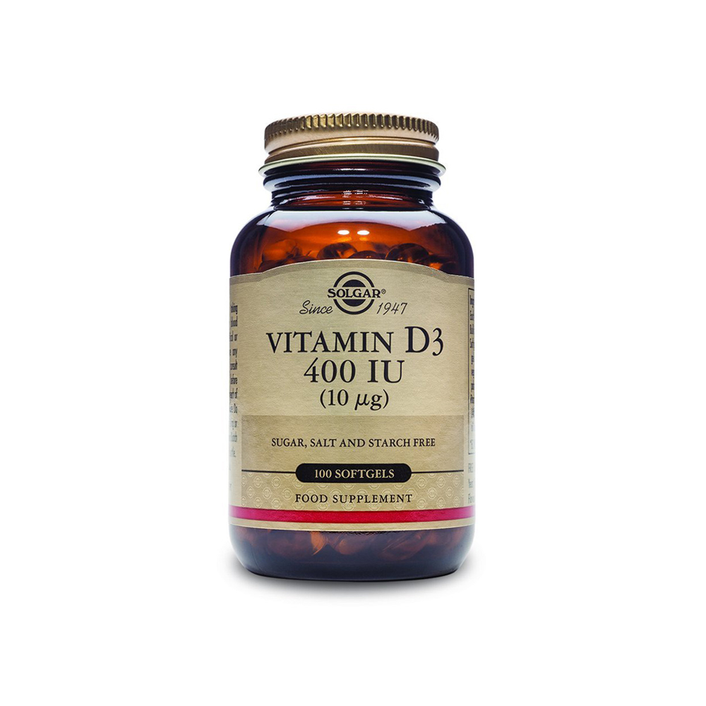Φωτογραφία προϊόντος: SOLGAR VITAMIN D3 400 IU (10μg) 100s softgels