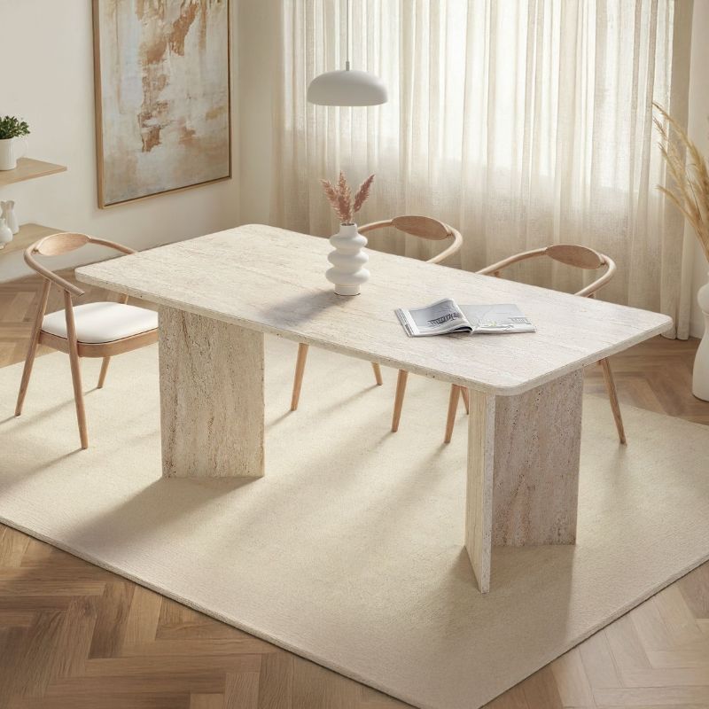Φωτογραφία προϊόντος: Τραπέζι Linza Megapap χρώμα travertine 180x90x75εκ.