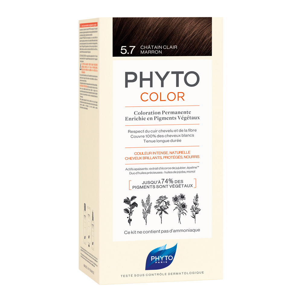 Φωτογραφία προϊόντος: Phytocolor - 5.7 - Καστανό Ανοιχτό Μαρόν