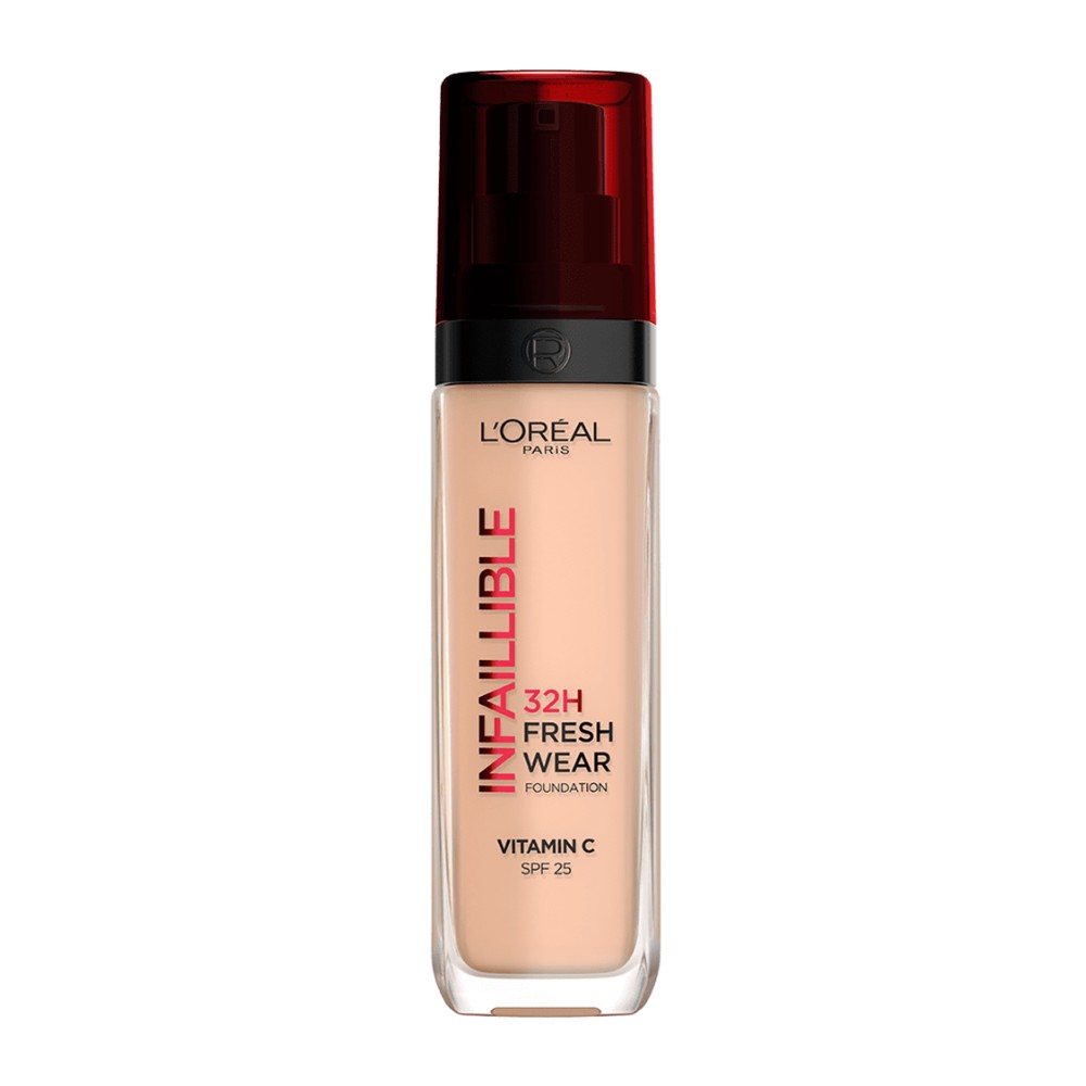 Φωτογραφία προϊόντος: L'OREAL PARIS Infaillible 32H Fresh Wear Foundation Προσώπου 145 Beige Rose (30ml)