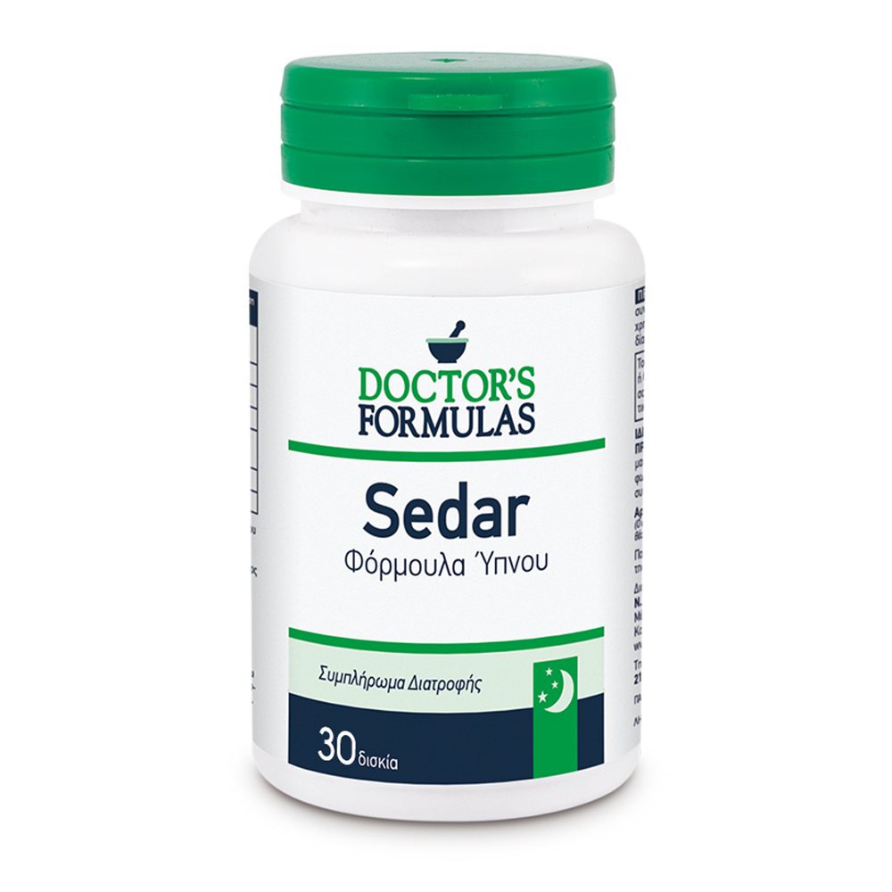 Φωτογραφία προϊόντος: DOCTOR'S FORMULAS SEDAR - Φόρμουλα Ύπνου 30 Δισκία