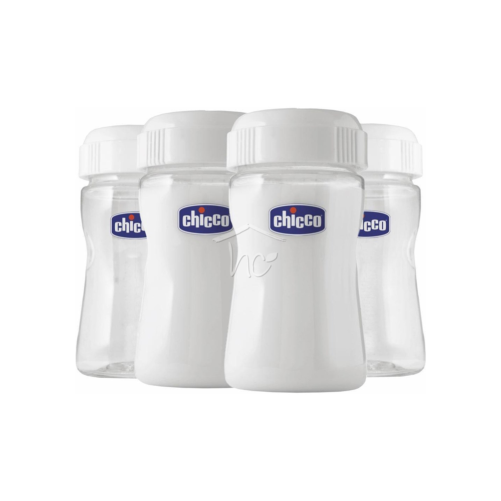 Φωτογραφία προϊόντος: CHICCO Natural Feeling - Μπουκάλια Διατήρησης Μητρικού Γάλακτος - Sure Safe Φυσική Μέθοδος 0%BPA 0m+ 4τμχ.