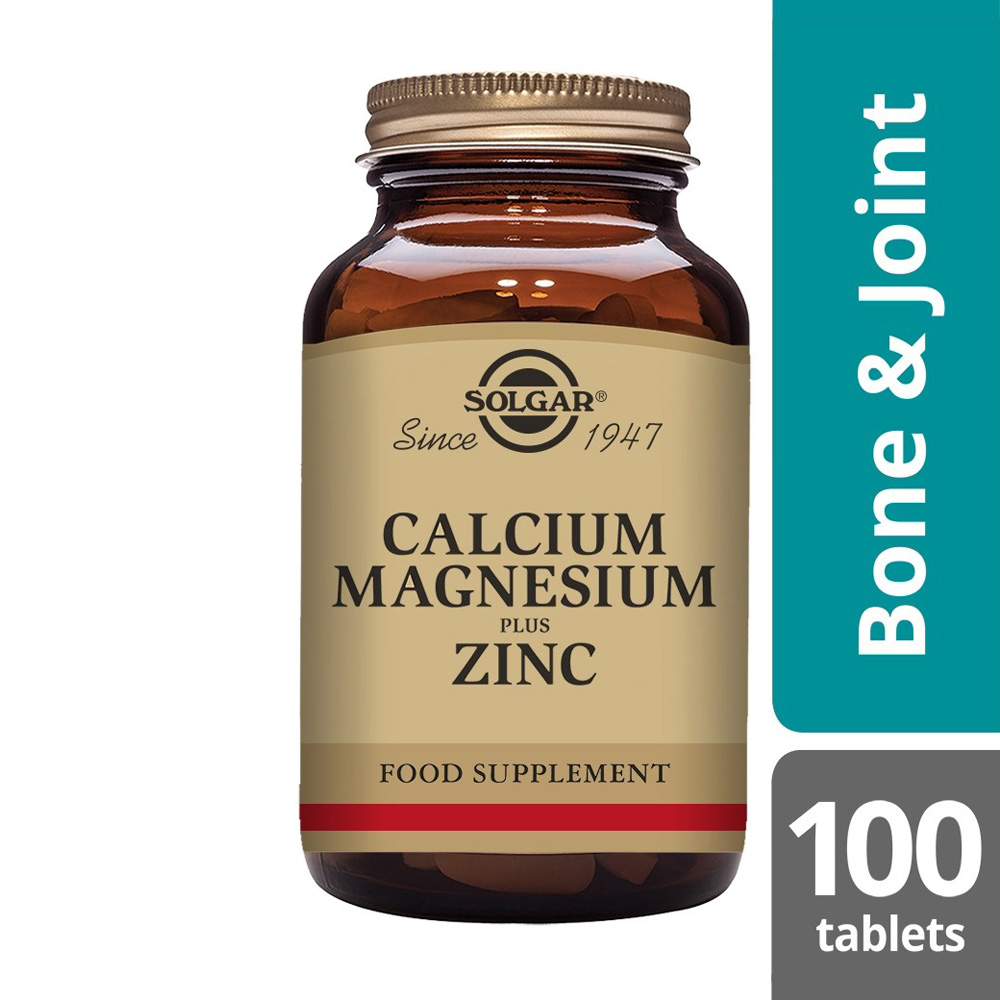 Φωτογραφία προϊόντος: SOLGAR CALCIUM MAGNESIUM + ZINC tabs 100s