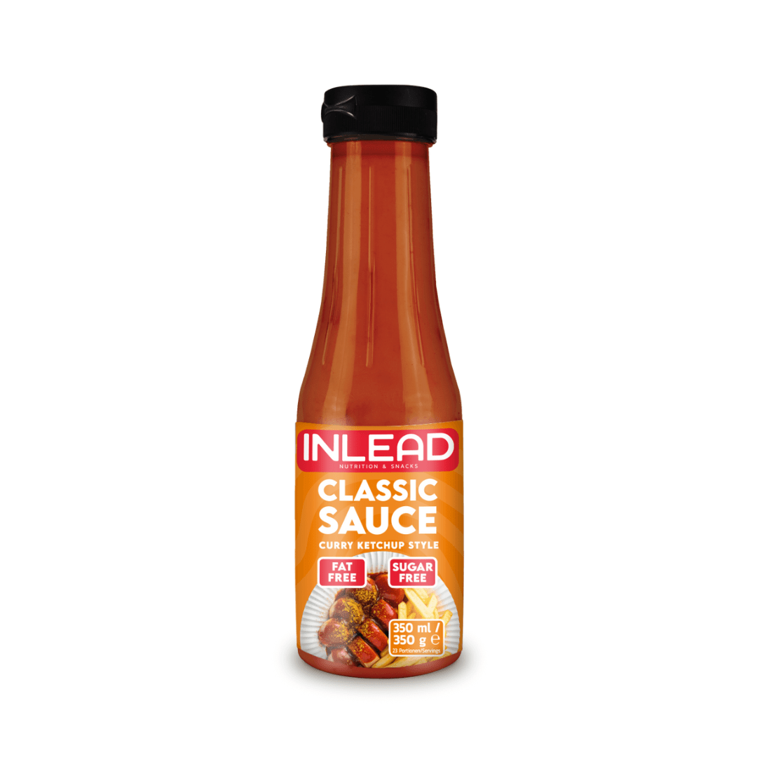 Φωτογραφία προϊόντος: Inlead Nutrition & Snacks Inlead Classic Sauce - Fat &amp; Sugar Free - Curry Ketchup Style (350ml)