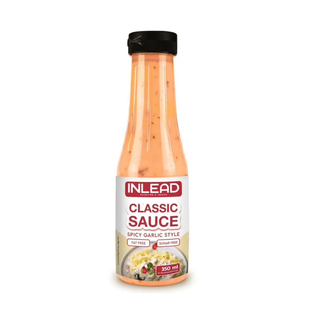 Φωτογραφία προϊόντος: Inlead Nutrition & Snacks Inlead Classic Sauce - Fat &amp; Sugar Free - Spicy Garlic Sauce (350ml)