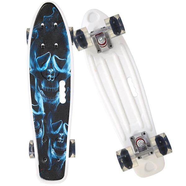 Φωτογραφία προϊόντος: OEM Fish Skateboard 59*16cm για παιδιά και για ενήλικες Κρανίο