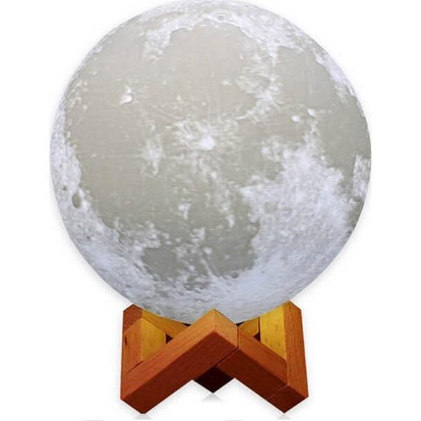 Φωτογραφία προϊόντος: OEM 3D Moon light lamp 18cm ύψος , διάμετρος 15εκ