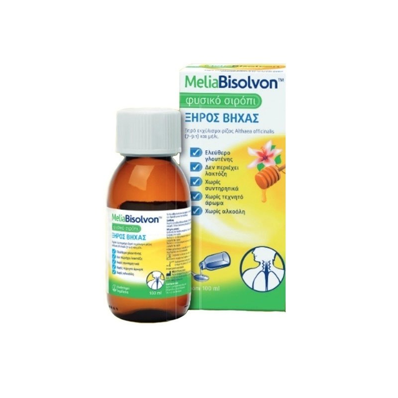 Φωτογραφία προϊόντος: OEM SANOFI MeliaBisolvon® Σιρόπι για τον Ξηρό Βήχα και τον Πονόλαιμο