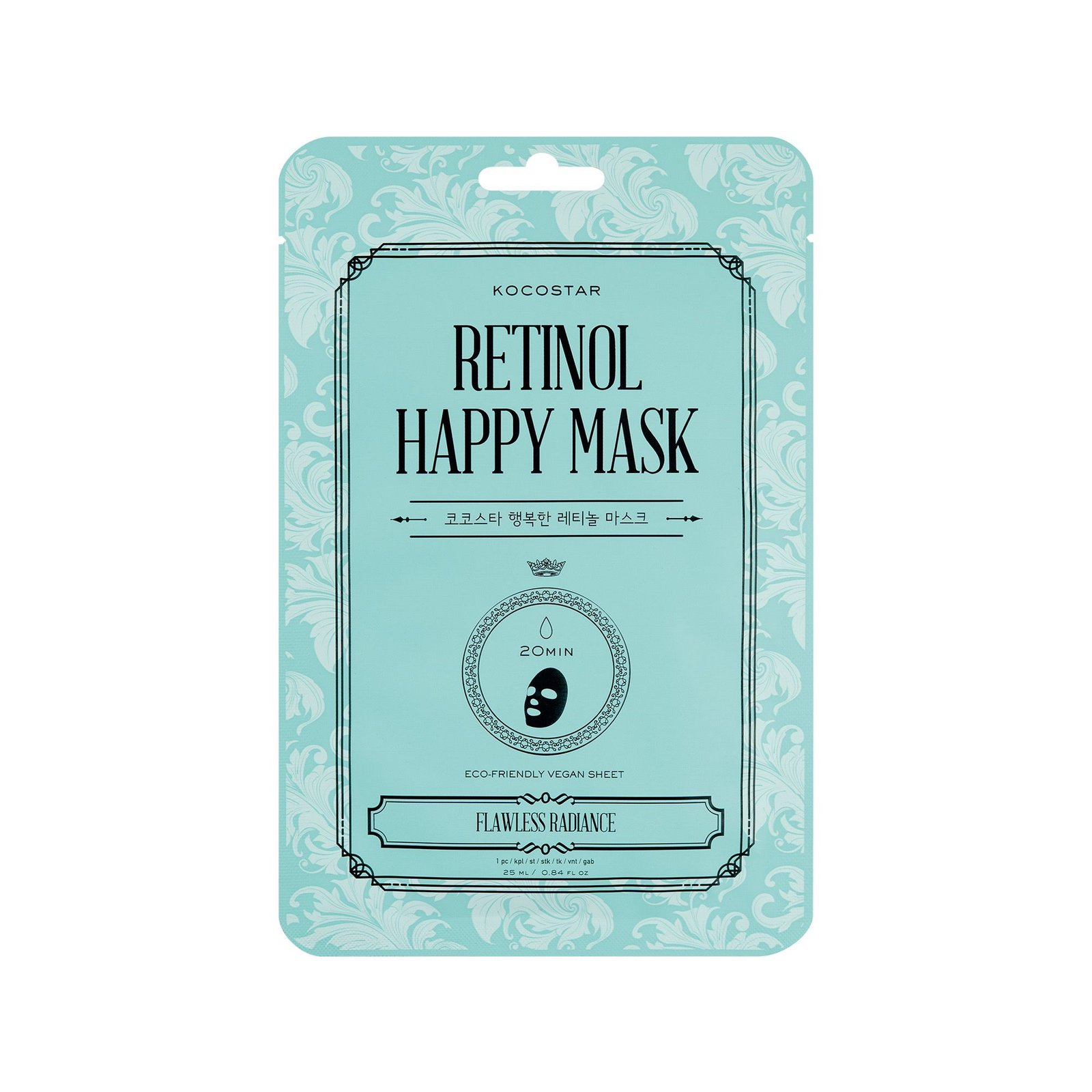 Φωτογραφία προϊόντος: OEM VICAN Kocostar Retinol Happy Mask Μάσκα Προσώπου με Ρετινόλη 1τεμ