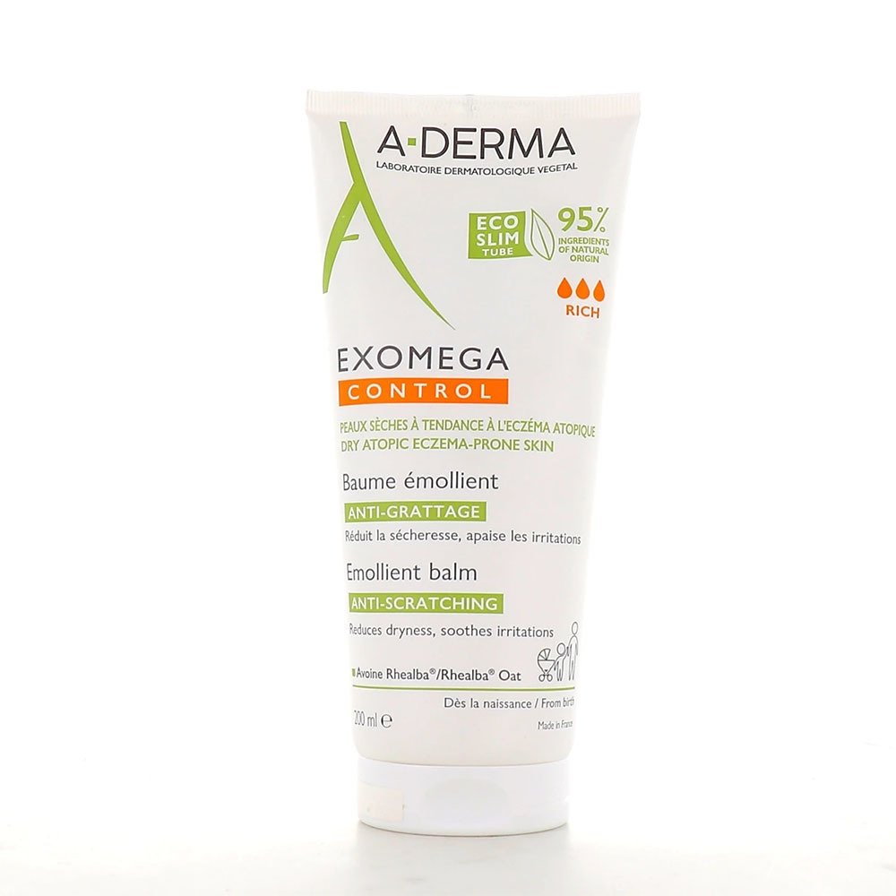 Φωτογραφία προϊόντος: A-DERMA Exomega Control Baume - Μαλακτικό Βάλσαμο Κατά Του Αισθήματος Κνησμού 200ML