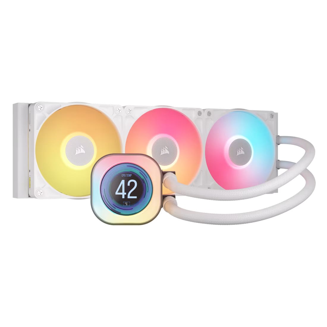 Φωτογραφία προϊόντος: Corsair AIO Cooler Titan RX 360 LCD iCue Link RGB (Controller, White)