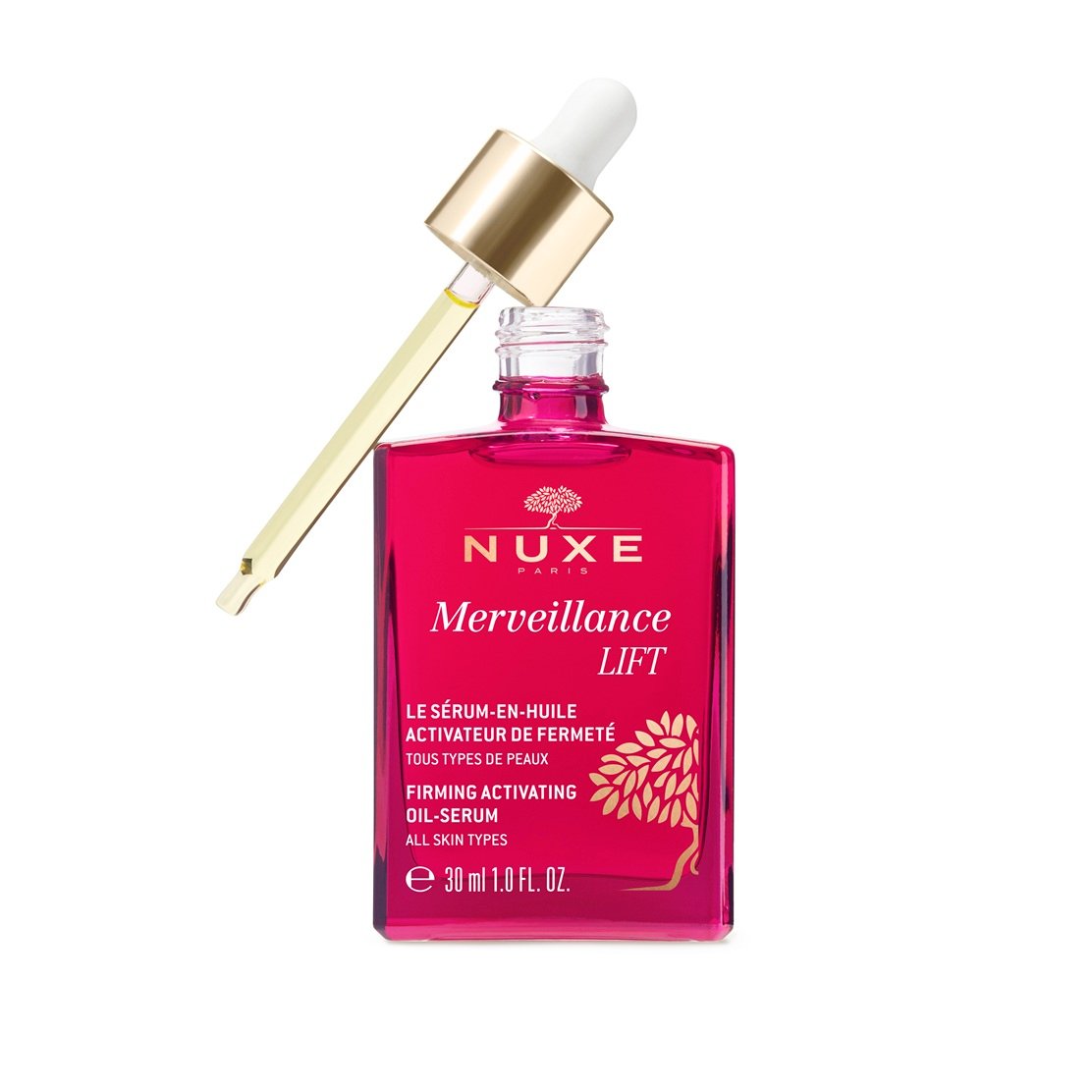 Φωτογραφία προϊόντος: NUXE Merveillance Lift Oil-Serum -Συσφ. Έλαιο-Serum Για 'Ολους Τους Τύπους Επιδερμίδας 30ML