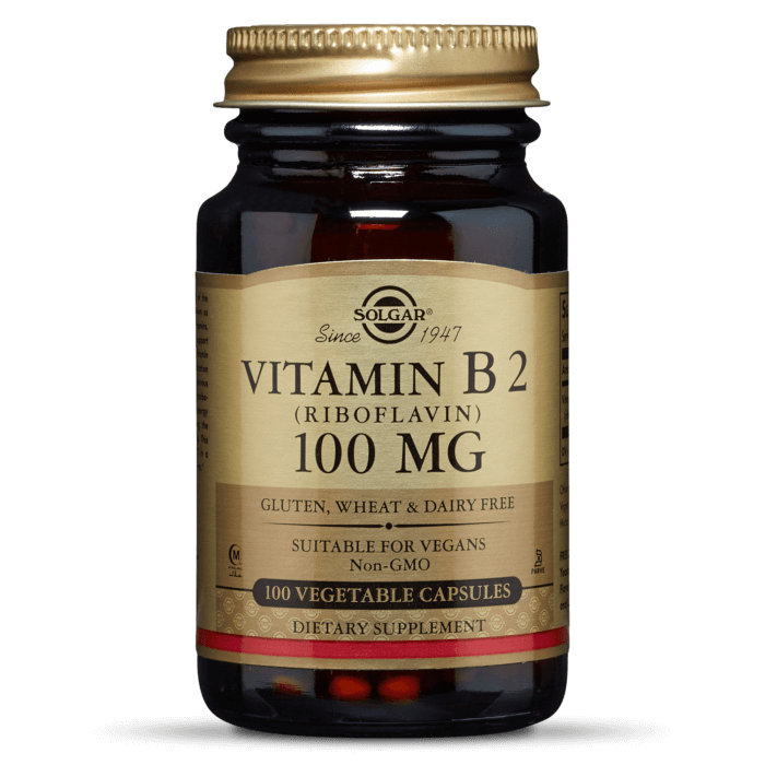 Φωτογραφία προϊόντος: SOLGAR Vitamin B2 100MG 100Caps