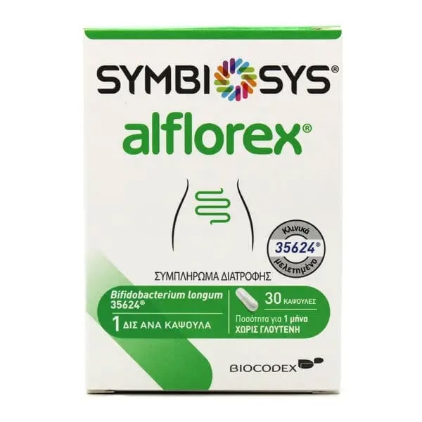 Φωτογραφία προϊόντος: BIOCODEX Symbiosys Alflorex-Για Το Σύνδρομο Ευερέθιστου Εντέρου 30Caps