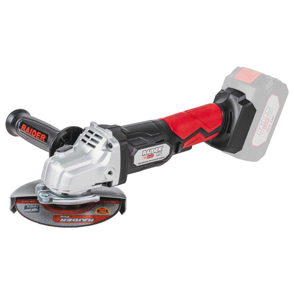 Φωτογραφία προϊόντος: RAIDER R20 Solo Γωνιακός τροχός 125mm RDP-KBAG20 030240