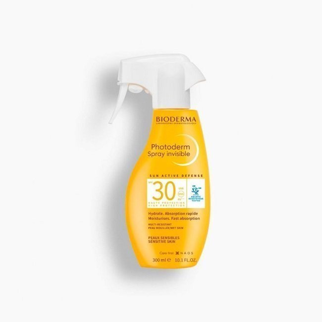 Φωτογραφία προϊόντος: BAYER BIODERMA Photoderm Spray Sun Active Defense SPF30 Αντηλιακό για Πρόσωπο &amp; Σώμα 300ML