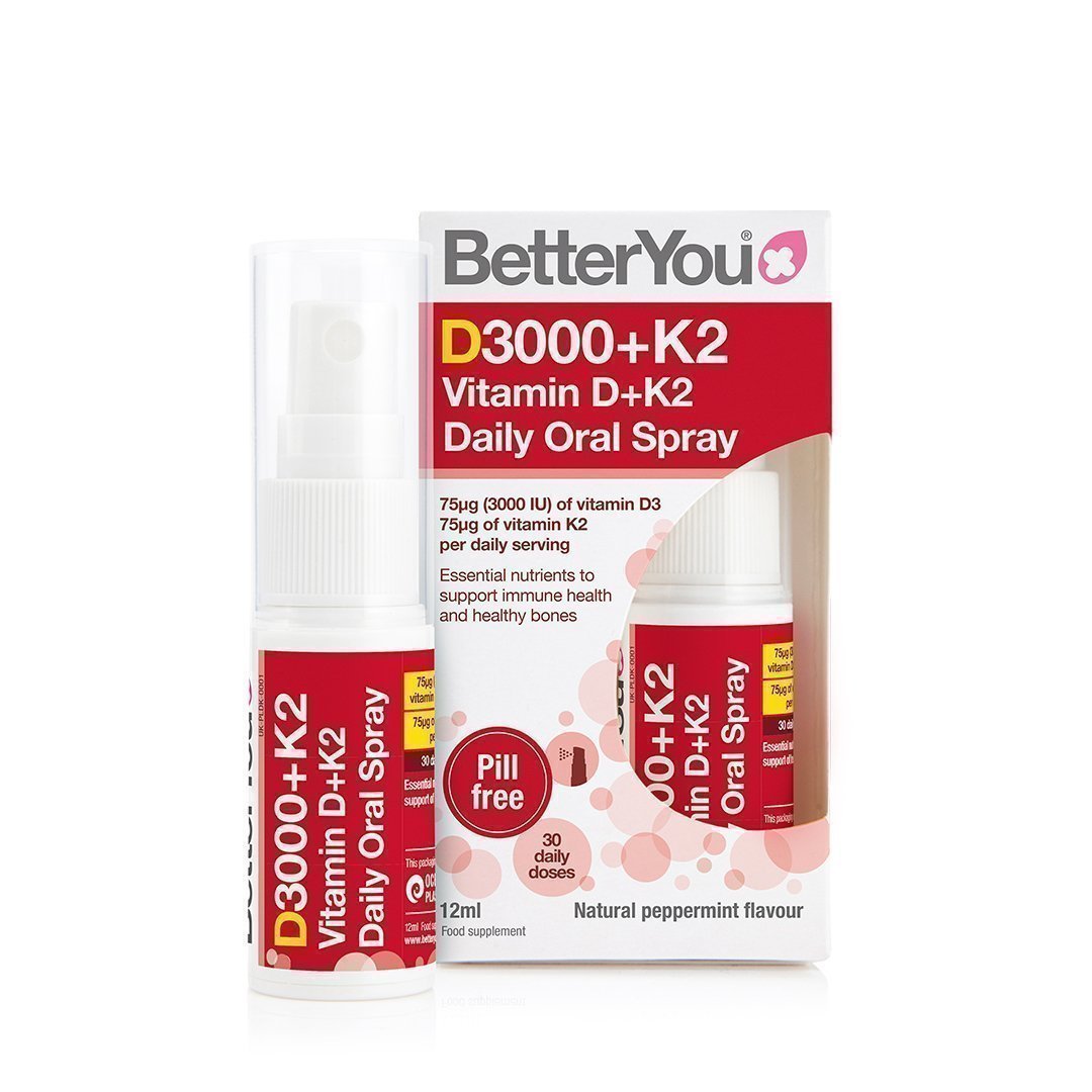Φωτογραφία προϊόντος: OEM Better You Vitamin D3000+K2 Υπογλώσσιο Spray D3+K2 12ml