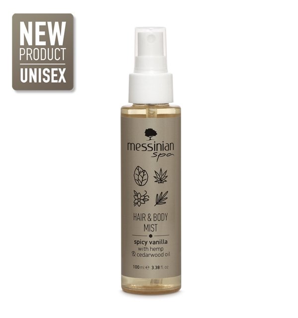 Φωτογραφία προϊόντος: Messinian Spa Spicy Vanilla Hair & Body Mist 100ml