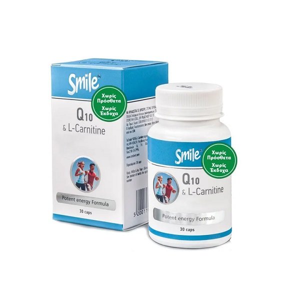 Φωτογραφία προϊόντος: AM Health Smile Coenzyme Q-10 & L-Carnitine 30 κάψουλες