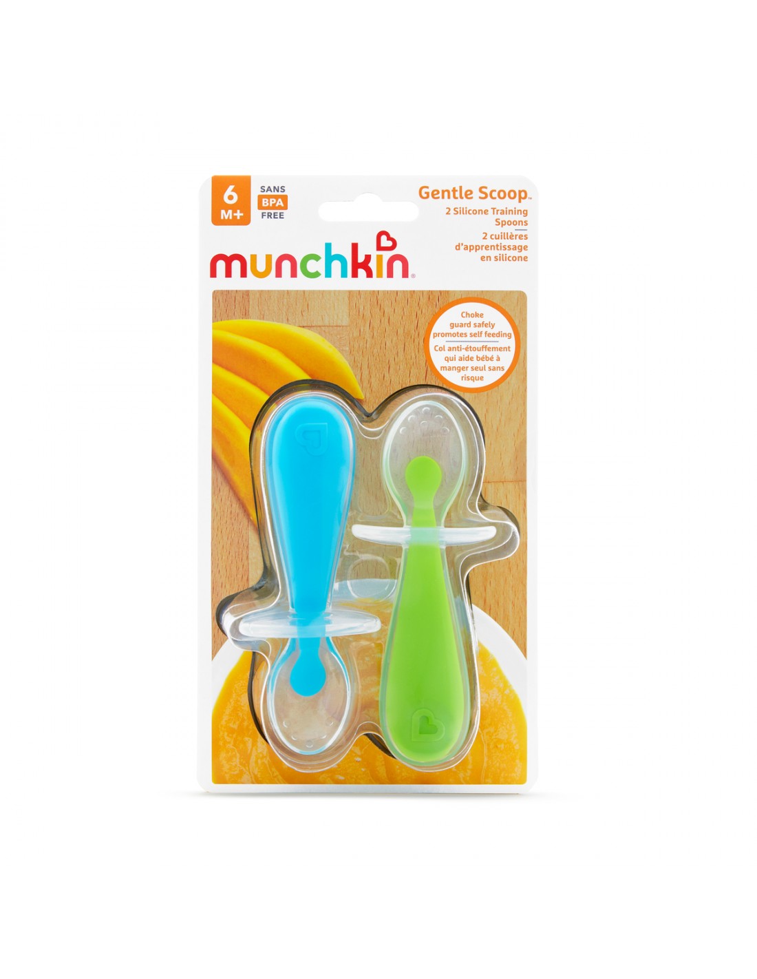 Φωτογραφία προϊόντος: Munchkin Gentle Scoop Silicone Training Spoons Κουτάλια Σιλικόνης 2τμχ