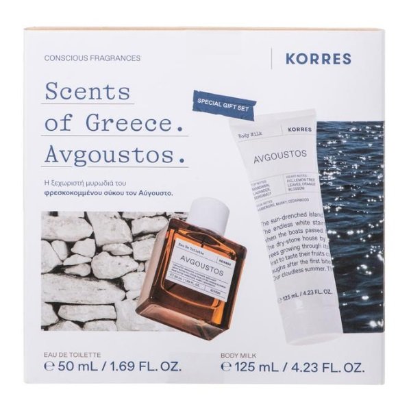 Φωτογραφία προϊόντος: Korres Promo Avgoustos Eau de Toilette 50ml & Γαλάκτωμα Σώματος 125ml