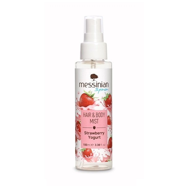 Φωτογραφία προϊόντος: Messinian Spa Hair Body Mist Φράουλα - Γιαούρτι 100ml