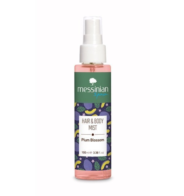Φωτογραφία προϊόντος: Messinian Spa Plum Blossom Hair & Body Mist 100ml