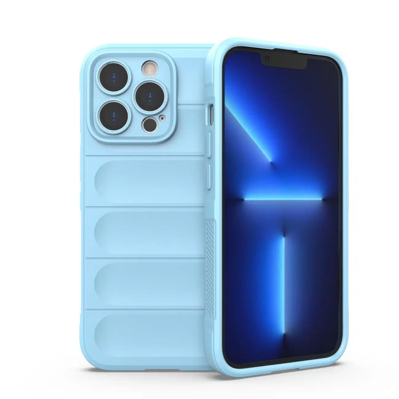 Φωτογραφία προϊόντος: Magic Shield Flexible Armored Case For iPhone 13 Pro Max Light Blue