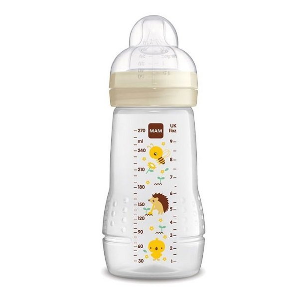 Φωτογραφία προϊόντος: MAM Easy Active Baby Bottle Μπιμπερό 270ml Μπεζ 360SU 1τμχ
