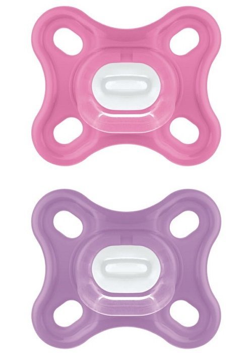 Φωτογραφία προϊόντος: MAM Comfort 126S Silicone Pacifier Κορίτσι (0-2m) 2 τμχ
