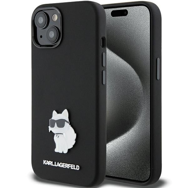Φωτογραφία προϊόντος: Θήκη iPhone 15 Plus Silicone Karl Lagerfeld (Μαύρο)