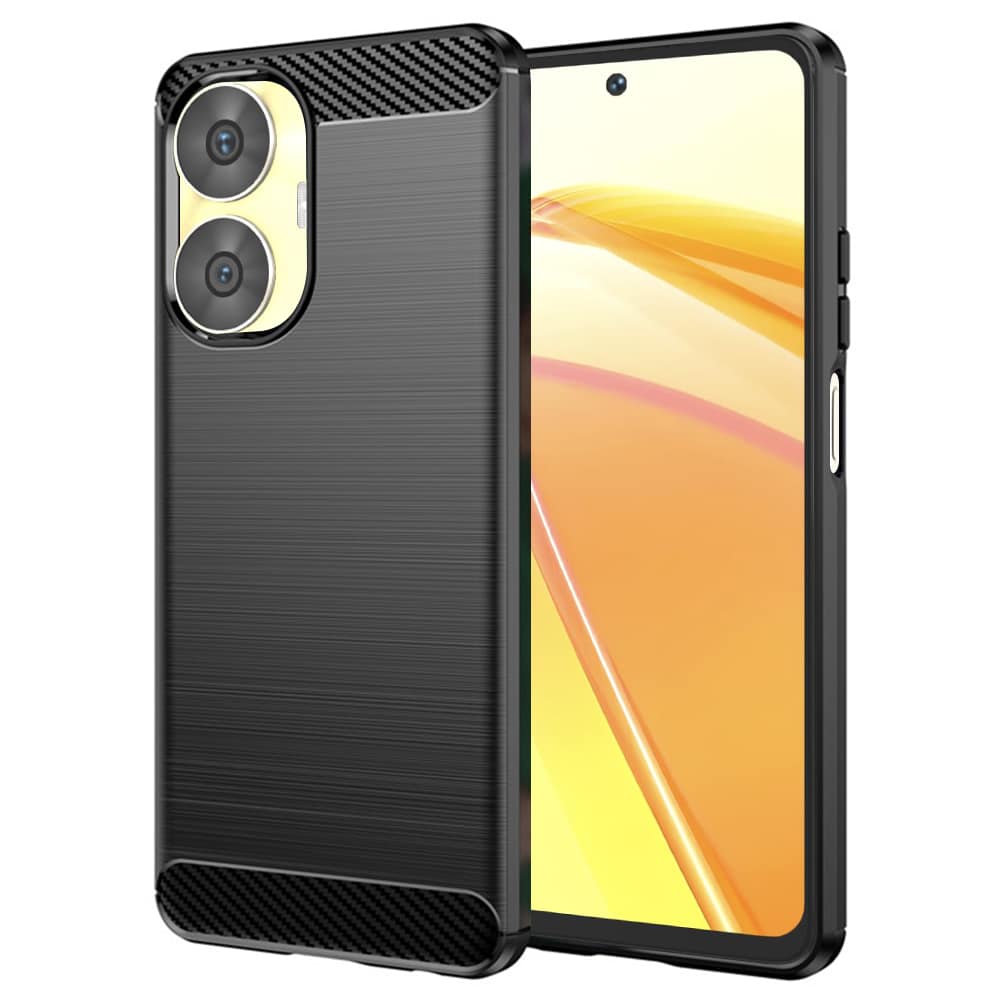 Φωτογραφία προϊόντος: Θήκη Realme C55 Carbon Silicone Techsuit (Μαύρο)