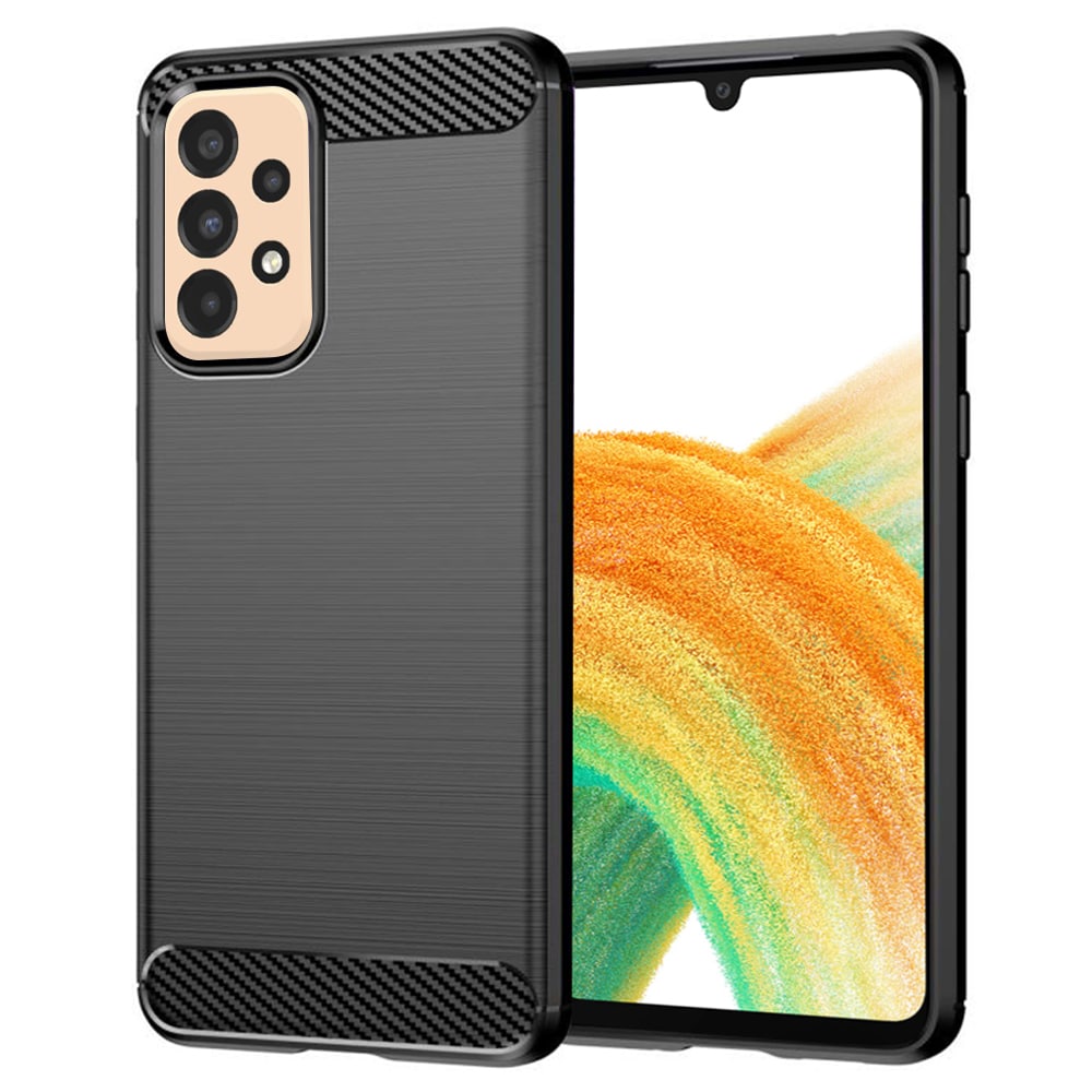 Φωτογραφία προϊόντος: Θήκη Samsung Galaxy A33 5G Carbon Silicone Techsuit (Μαύρο)