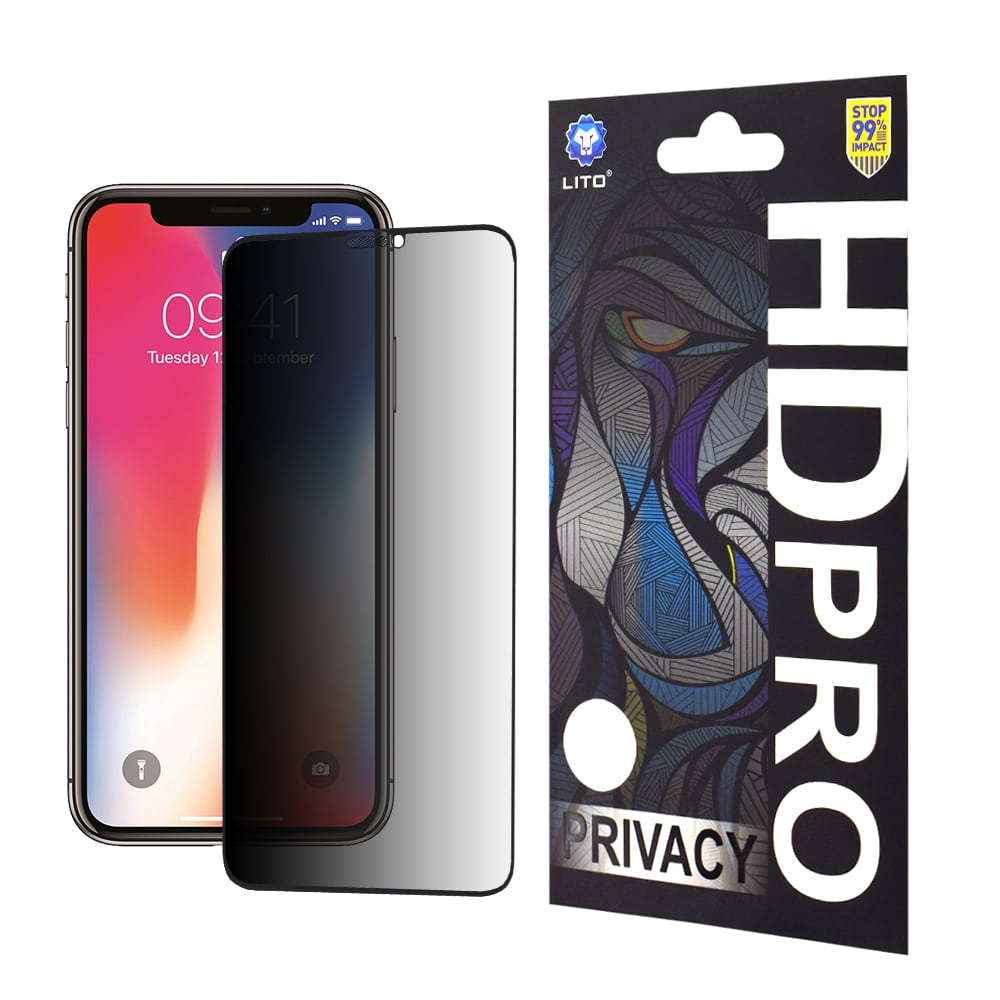 Φωτογραφία προϊόντος: Lito Temepred Glass Privacy για iPhone X / iPhone XS / iPhone 11 Pro