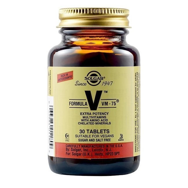 Φωτογραφία προϊόντος: Solgar Formula VM-75 30 δισκία
