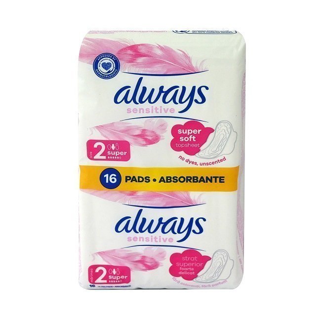 Φωτογραφία προϊόντος: Always Ultra Sensitive Super Σερβιέτες Μέγεθος 2 16τεμ