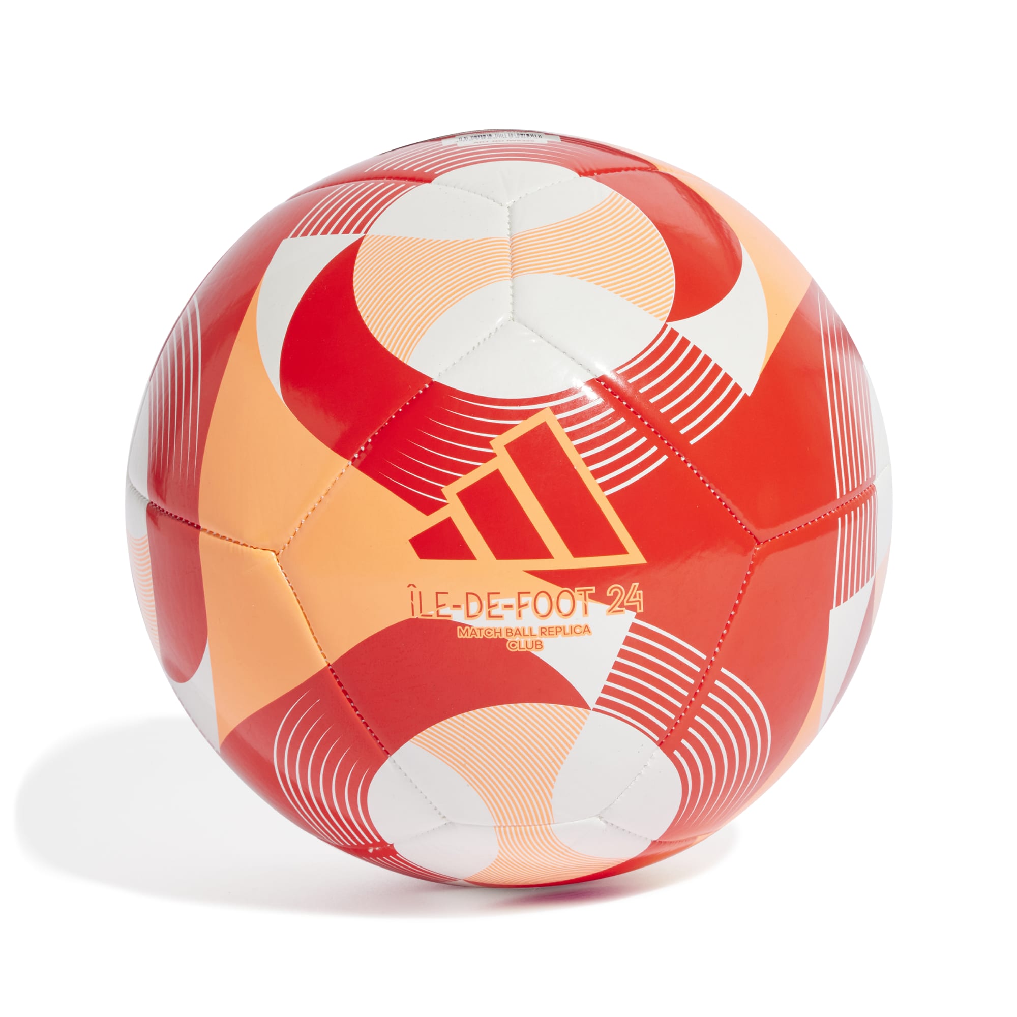 Φωτογραφία προϊόντος: Adidas Île-De-Foot 24 Club Ball IW6329 Κόκκινη/Λευκή/Πορτοκαλί