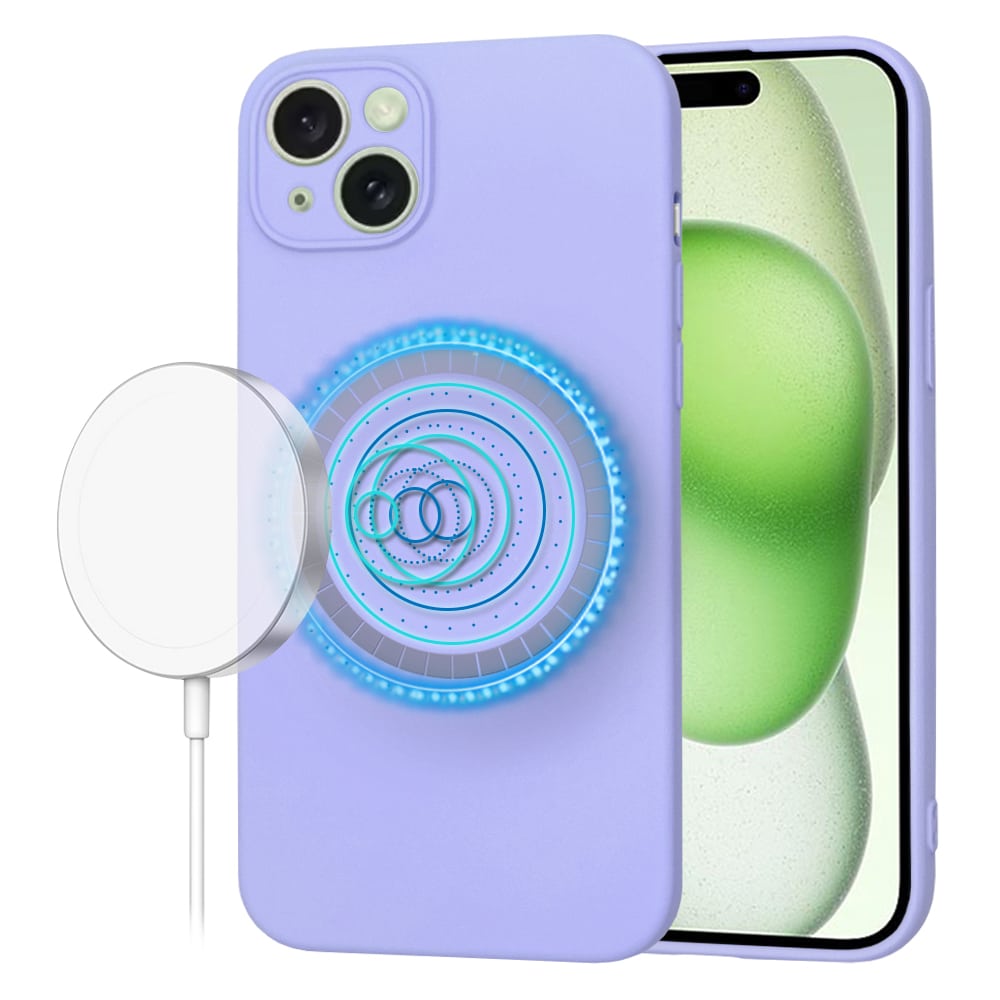Φωτογραφία προϊόντος: Techsuit Θήκη SoftFlex MagSafe για iPhone 15 Plus (Ανοιχτό Μωβ)
