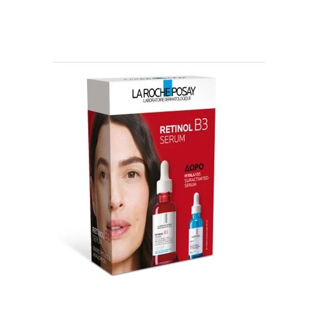 Φωτογραφία προϊόντος: La Roche Posay Set Retinol B3 Serum Αντιρυτιδικός Ορός Αναδόμησης & Ανάπλασης με Βιταμίνη B3 30ml + Δώρο Hyalu B5 Eye Serum Αντιρυτιδικός Ορός Ματιών 10ml