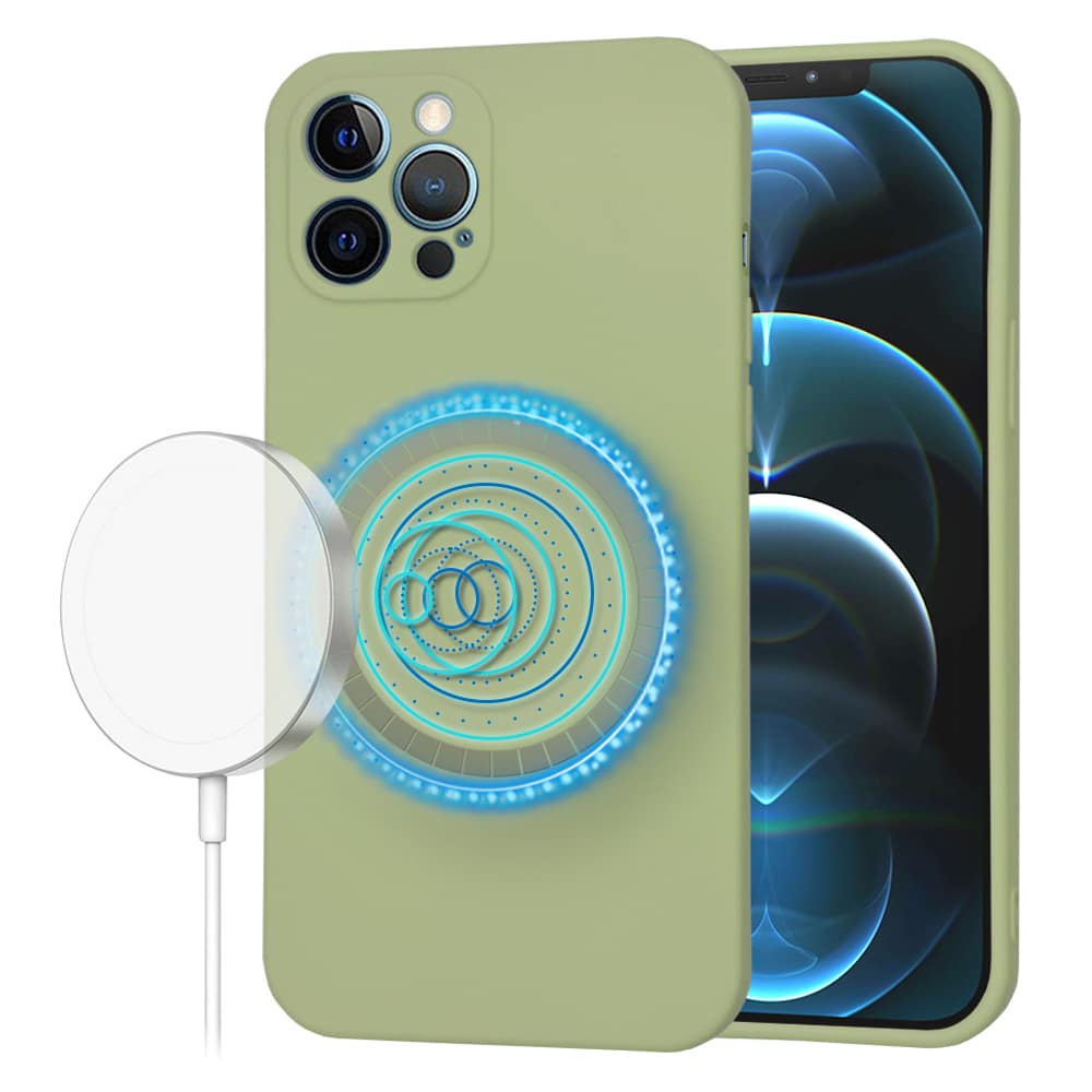 Φωτογραφία προϊόντος: Θήκη iPhone 12 Pro Max SoftFlex MagSafe Techsuit (Matcha)