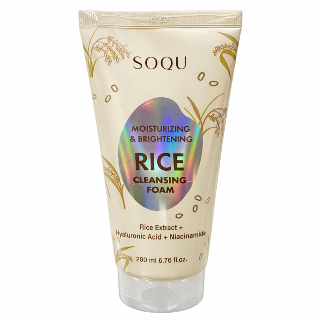 Φωτογραφία προϊόντος: SOQU Rice Cleansing Foam Ενυδάτωσης & Λάμψης 200ml