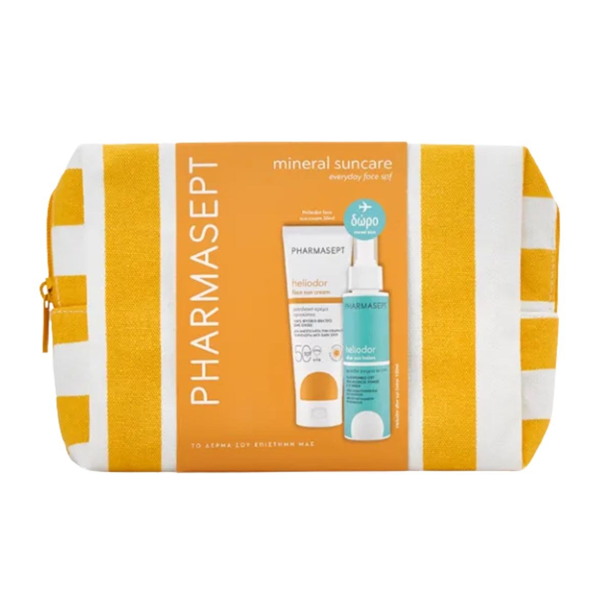 Φωτογραφία προϊόντος: Pharmasept Heliodor Face Sun Cream Αντηλιακή Κρέμα Προσώπου SPF50 50 ml + Δώρο After Sun Lotion Spray 100 ml