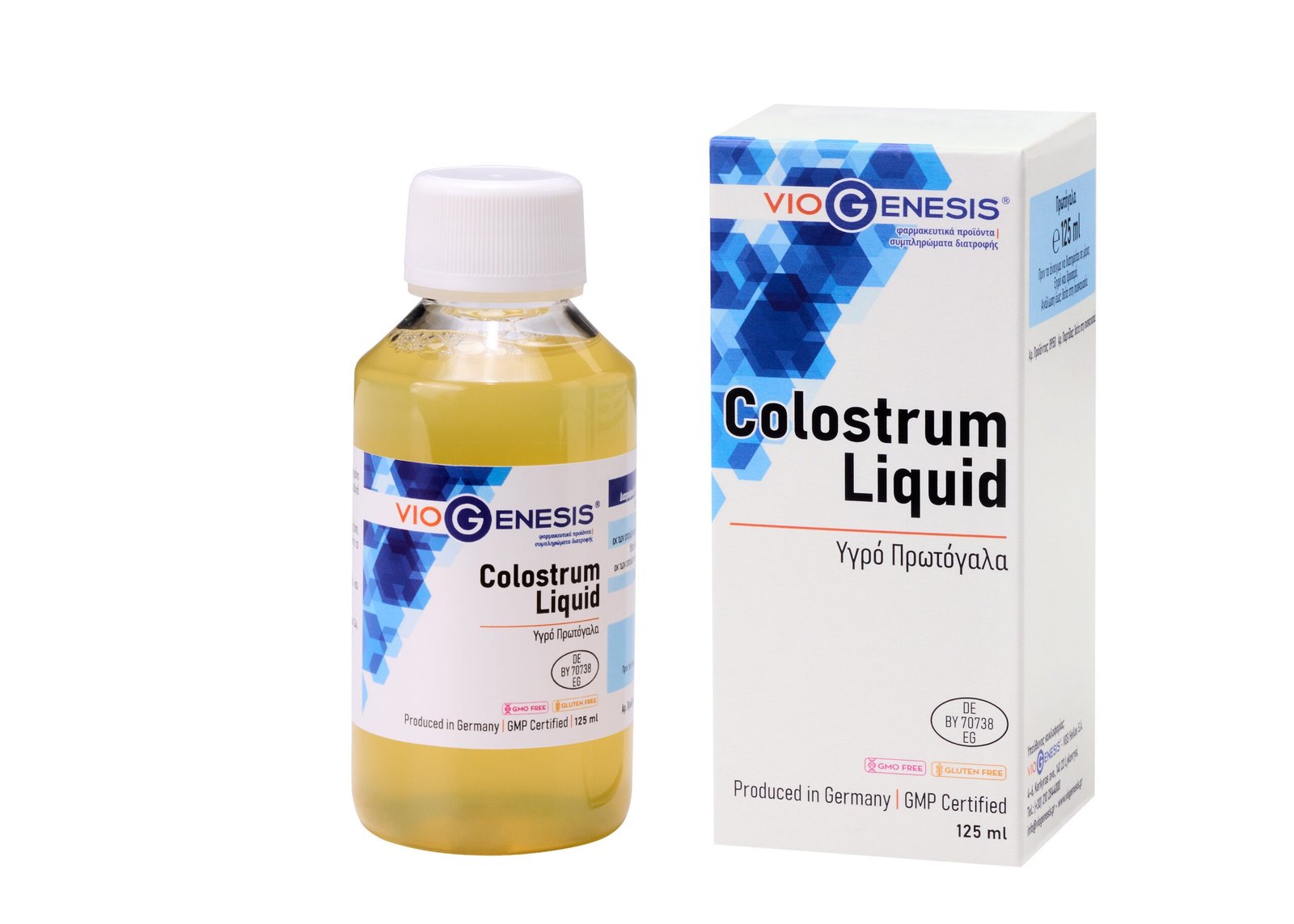 Φωτογραφία προϊόντος: Viogenesis Colostrum Liquid Υγρό Πρωτόγαλα 125 ml