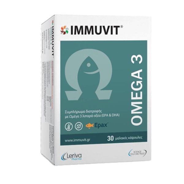Φωτογραφία προϊόντος: Leriva Pharma Leriva Immuvit Omega 3 30 softgels