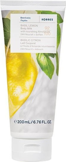 Φωτογραφία προϊόντος: Korres Basil Lemon Βασιλικός Λεμόνι Γαλάκτωμα Σώματος 200 ml