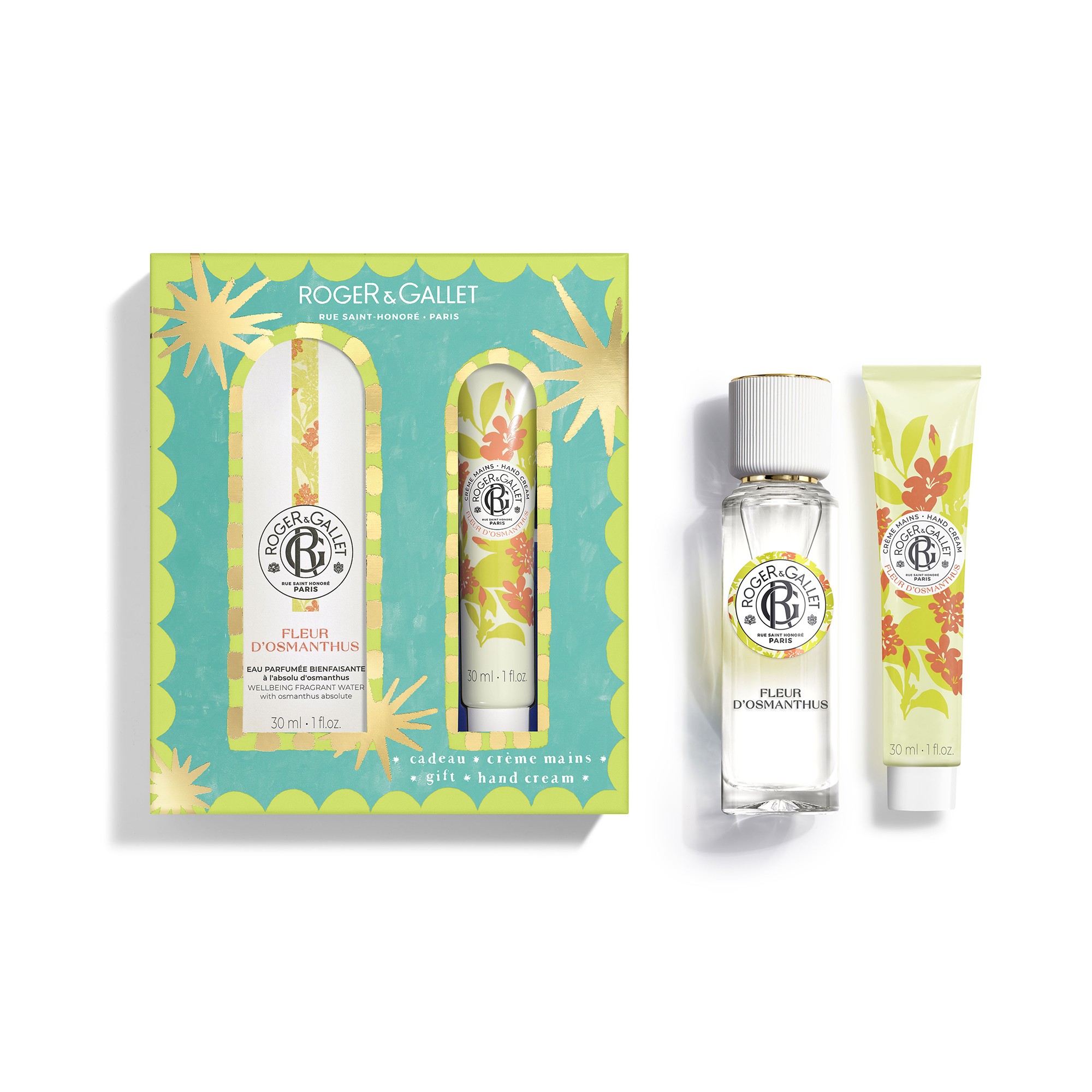 Φωτογραφία προϊόντος: Roger&amp;Gallet Roger + Gallet Fleur d Osmanthus Wellbeing Fragrant Water 30 ml + Δώρο Hand Cream 30 ml