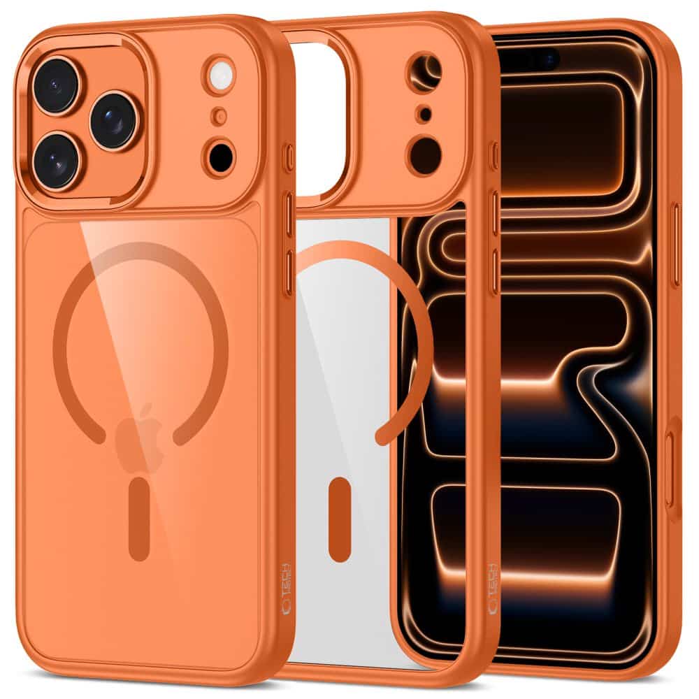 Φωτογραφία προϊόντος: Θήκη iPhone 17 Pro TECH-PROTECT Magmat (Διάφανο / Πορτοκαλί)
