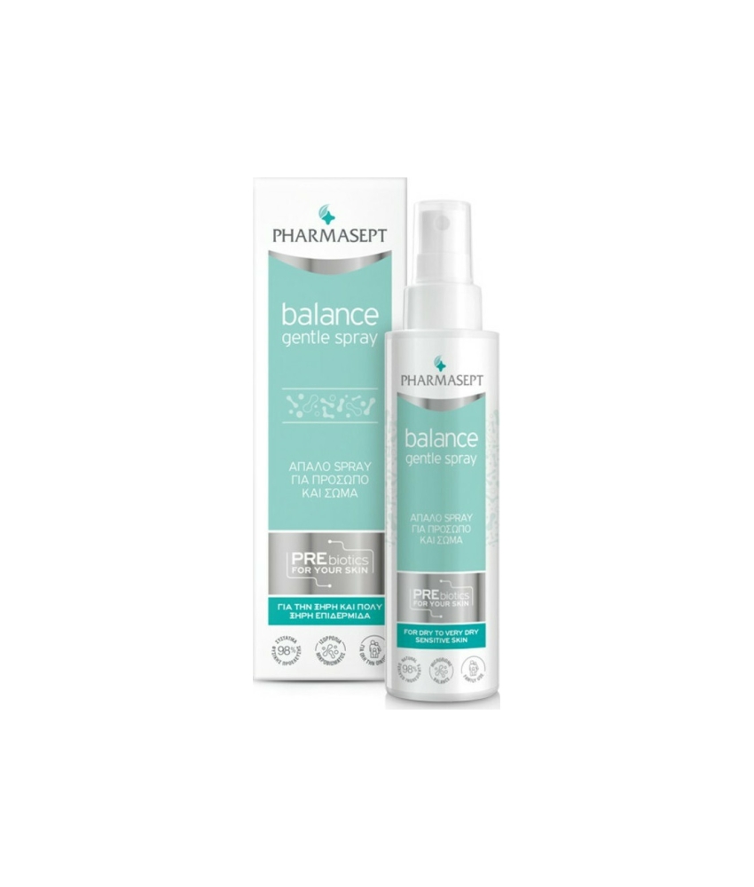 Φωτογραφία προϊόντος: Pharmasept Balance Gentle Spray Ενυδατικό Σπρέι Για Πρόσωπο + Σώμα 100 ml