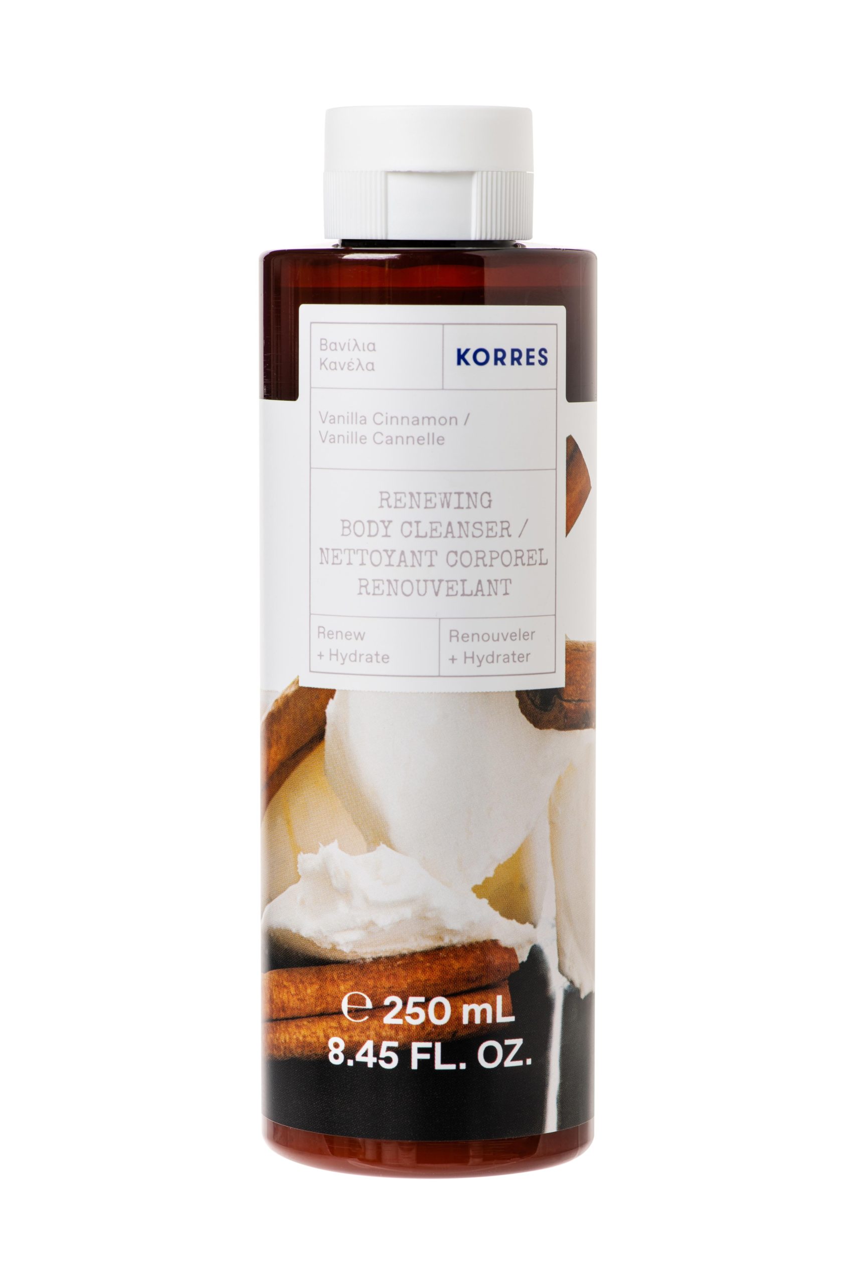 Φωτογραφία προϊόντος: Korres Vanilla Cinnamon Renewing Body Cleanser 250ml